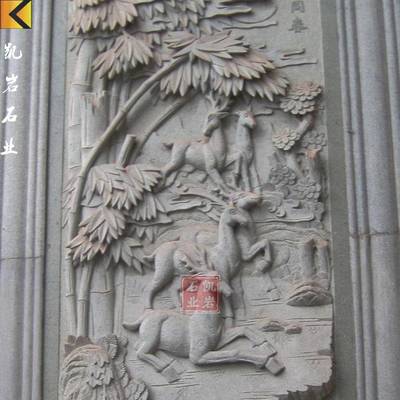 石雕之韵 鹿鶴同春与松鹤延年的吉祥艺术